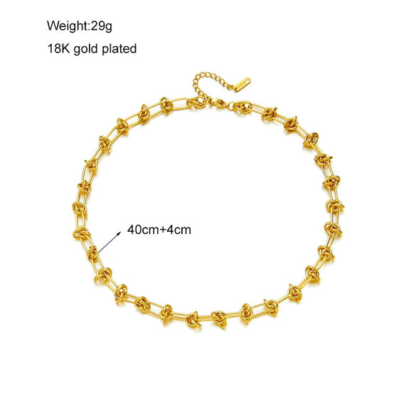 Necklace Titanium Steel Hiphop Street Style Exaggerated Punk Thorn Electroplating