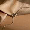 Necklace Titanium Steel Light Luxury Geometric Box Chain Asymmetric Stitching Electroplating