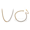 Necklace 316L Stainless Steel Light Luxury Geometric Electroplating For Women