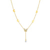 Necklace Titanium Steel Metal Chain Tassel Pearl Butterfly Pendant Electroplating Animal Style