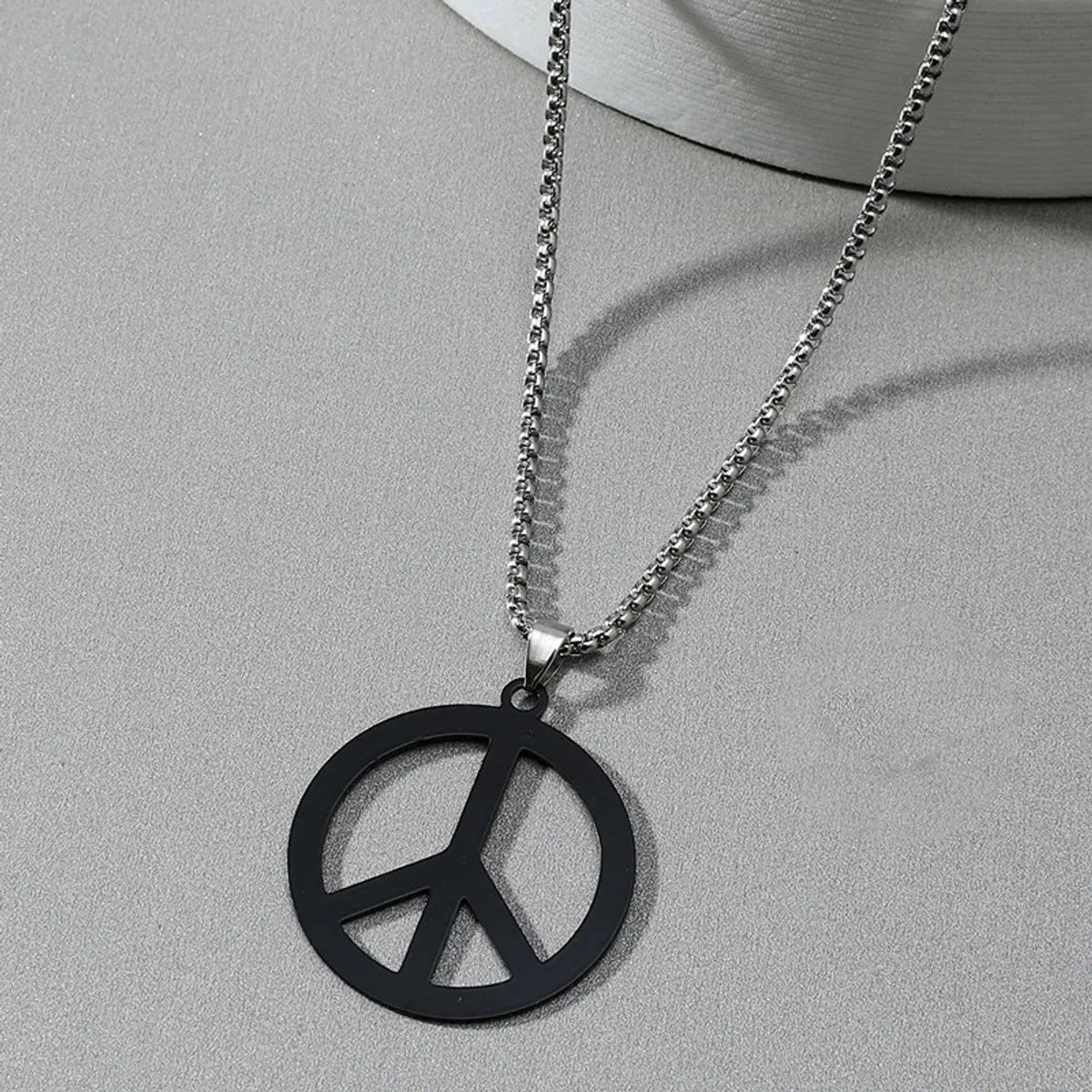 Fashion Stainless Steel Plating Men'S Necklace