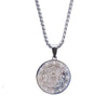 Necklace Titanium Steel Personality Geometric Medusa Snake Pendant Electroplating