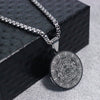 Necklace Titanium Steel Personality Geometric Medusa Snake Pendant Electroplating