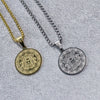Necklace Titanium Steel Personality Geometric Medusa Snake Pendant Electroplating