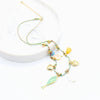 Necklace Titanium Steel Shell Starfish Butterfly Turtle Chili Elephant Pearl Electroplating Multipendant