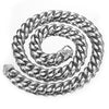 Necklace Titanium Steel Sixsided Cuban Chain Cast Buckle Polishing Men's