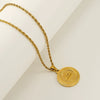 Necklace Titanium Steel Stainless Steel Constellation Electroplated 18K Gold Fashion Trend Unisex