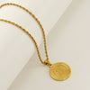 Necklace Titanium Steel Stainless Steel Constellation Electroplated 18K Gold Fashion Trend Unisex