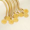 Necklace Titanium Steel Stainless Steel Constellation Electroplated 18K Gold Fashion Trend Unisex