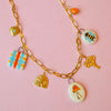 Necklace Titanium Steel Stainless Steel Electroplating Animal Zodiac Fruit Food Pendant