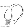 Necklace Titanium Steel Stainless Steel Fivepointed Star Pendant Snake Chain Electroplating Allmatch Unisex