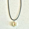 Necklace Titanium Steel Stainless Steel Floral Apple Cherry Rainbow Pattern Electroplating Minimalist