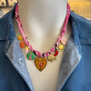 Necklace Titanium Steel Stainless Steel Heart Shell Chili Small Fish Pendant Dopamine Style Electroplating