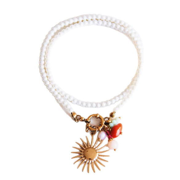 Necklace Titanium Steel Star Electroplating Natural Baroque Pearl Pendant Summer Ocean Wind Simple Style