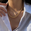 Necklace Titanium Steel Twist Chain Ushaped Allmatch