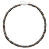 Necklace Wood Chip Coconut Shell Bohemian Geometric Handmade Stainless Steel