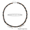 Necklace Wood Chip Coconut Shell Bohemian Geometric Handmade Stainless Steel