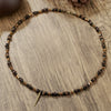 Necklace Wooden Beads Alloy Geometric Electroplating For Men