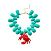 Necklace Zinc Alloy Animal Zodiac Electroplating Water Drop Crab Pendant Women's Light Luxury