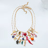 Necklace Zinc Alloy Electroplating Geometric Heart Fruit Style For Women
