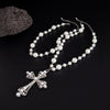 Necklace Zinc Alloy Geometric Diamond Microinlaid Imitation Pearl Multilayered Stacked Exaggerated Jewelry