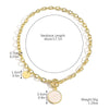 Necklace Zinc Alloy Geometric Electroplating Pendant Ochain Women's Simple Elegant Acrylic Mothershell