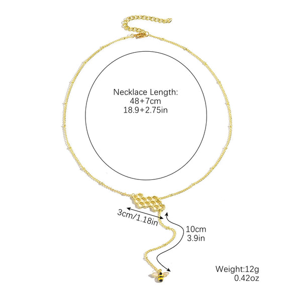 Necklace Zinc Alloy Insects Heart Electroplating Ochain Women