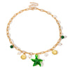 Necklace Zinc Alloy Resin Star Pattern Electroplating For Women