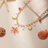 Necklace Zinc Alloy Resin Star Pattern Electroplating For Women