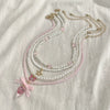 Necklace Zinc Alloy Sweet Style Handmade With Bow Strawberry Star Geometric Fruit Pendant