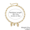 Necklaces Zinc Alloy Heart Shape Geometric Sweet Style Electroplating