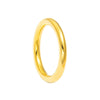 Neutral Titanium Steel Ushape Ring Electroplated Simple Fashion Jewelry
