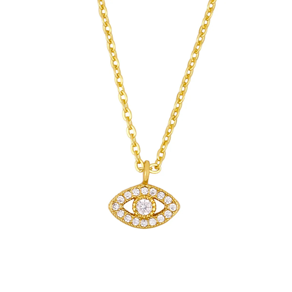 Fashion Cross 18k Gold Plated Necklace In Bulk