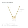 Stainless Steel 14K Gold Plated Plating Geometric Necklace