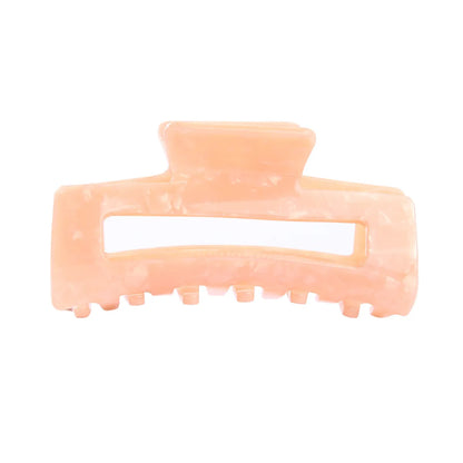 New Acetate Acrylic Rectangular Grip Hair Clip Set