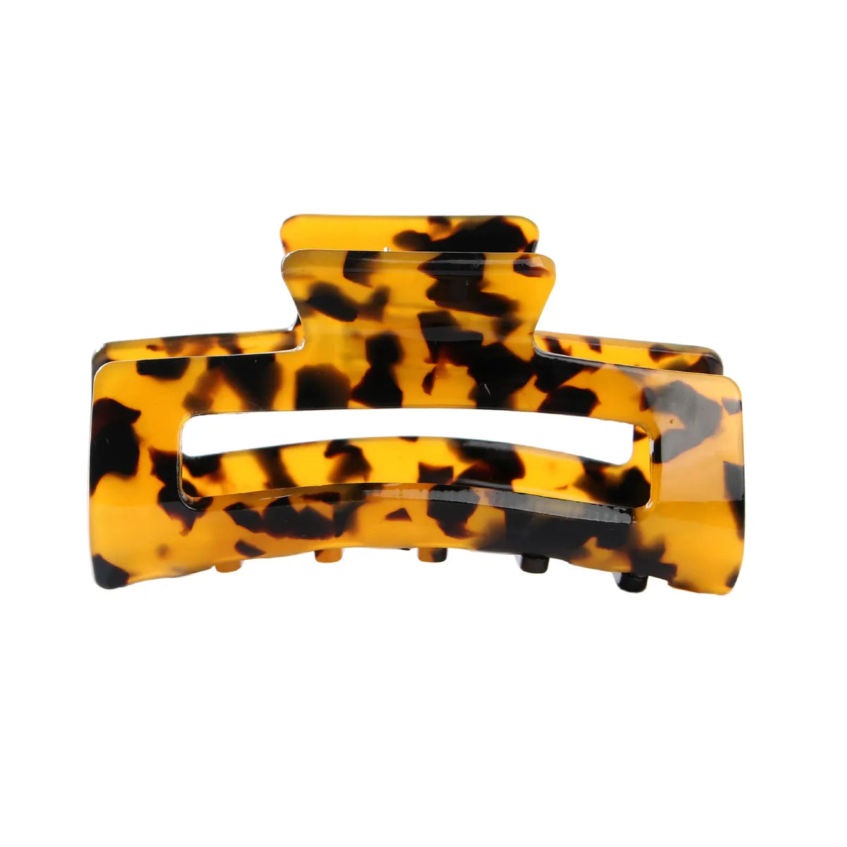 New Acetate Acrylic Rectangular Grip Hair Clip Set