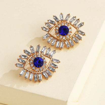 New Angel's Eye Earrings Korean Personality Tide French Demon Earrings Wholesale Gooddiy