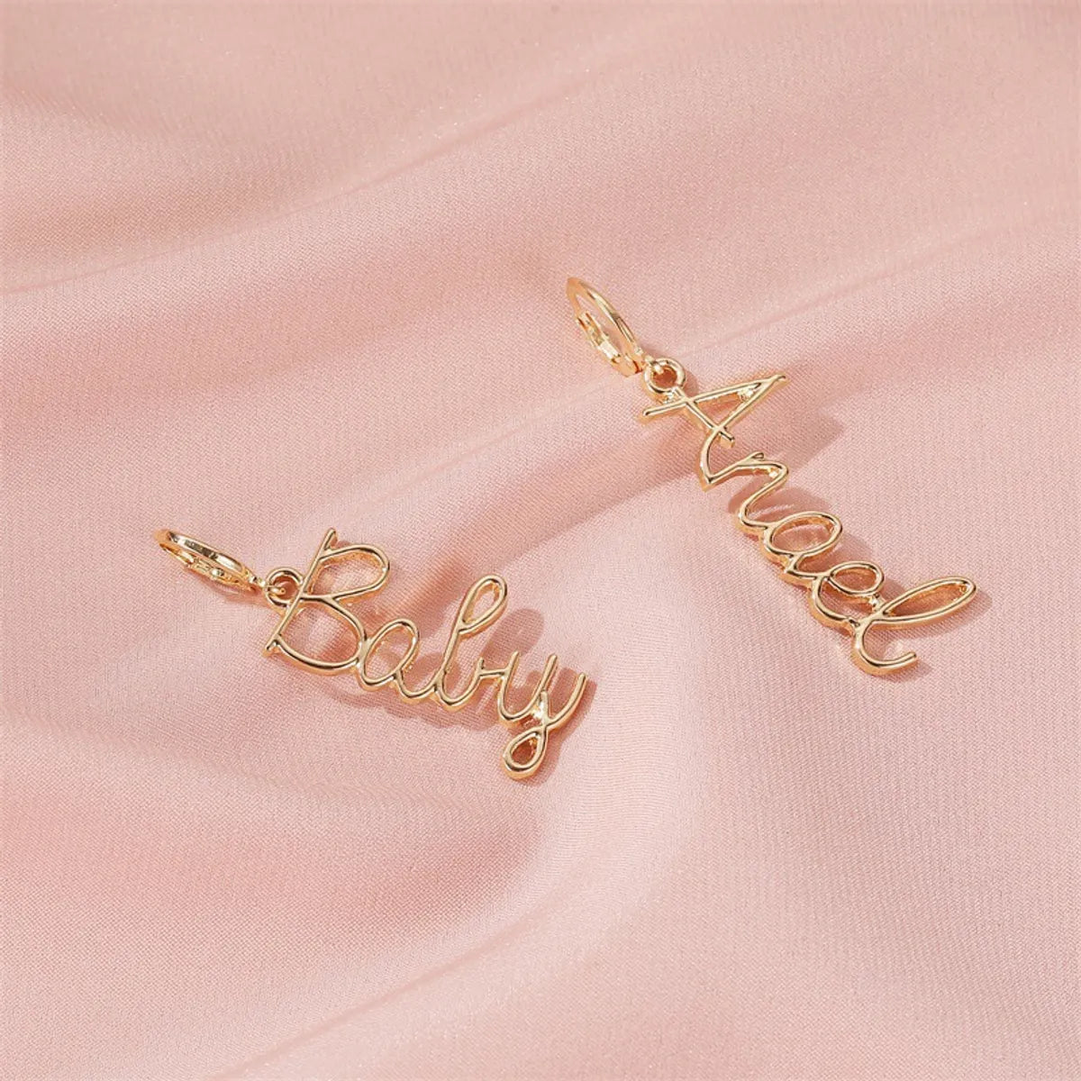 New Asymmetric Letter Popular Long Earrings Wholesale Gooddiy