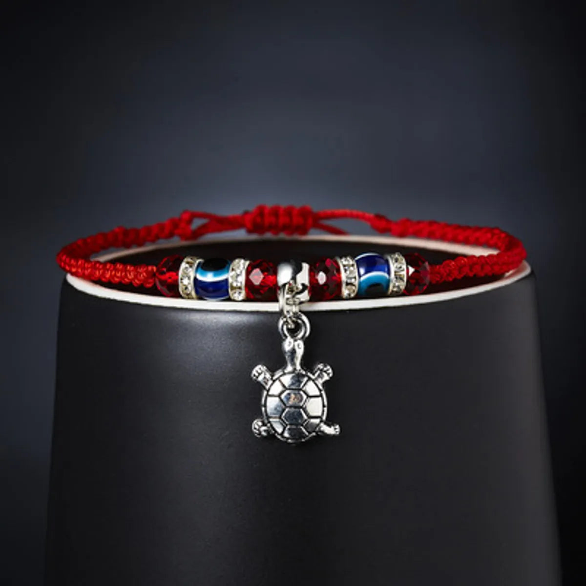 New Blue Eye Bracelet Evil Eye Red Rope Braided Adjustable Bracelet Wholesale