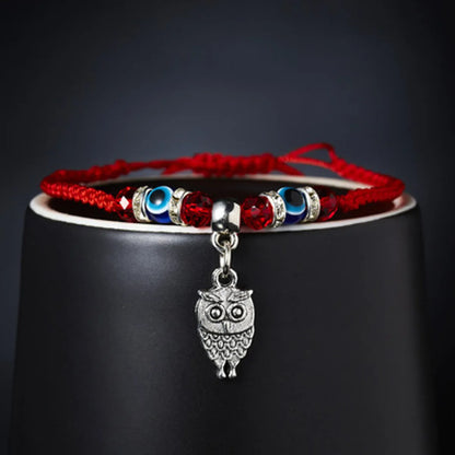 New Blue Eye Bracelet Evil Eye Red Rope Braided Adjustable Bracelet Wholesale