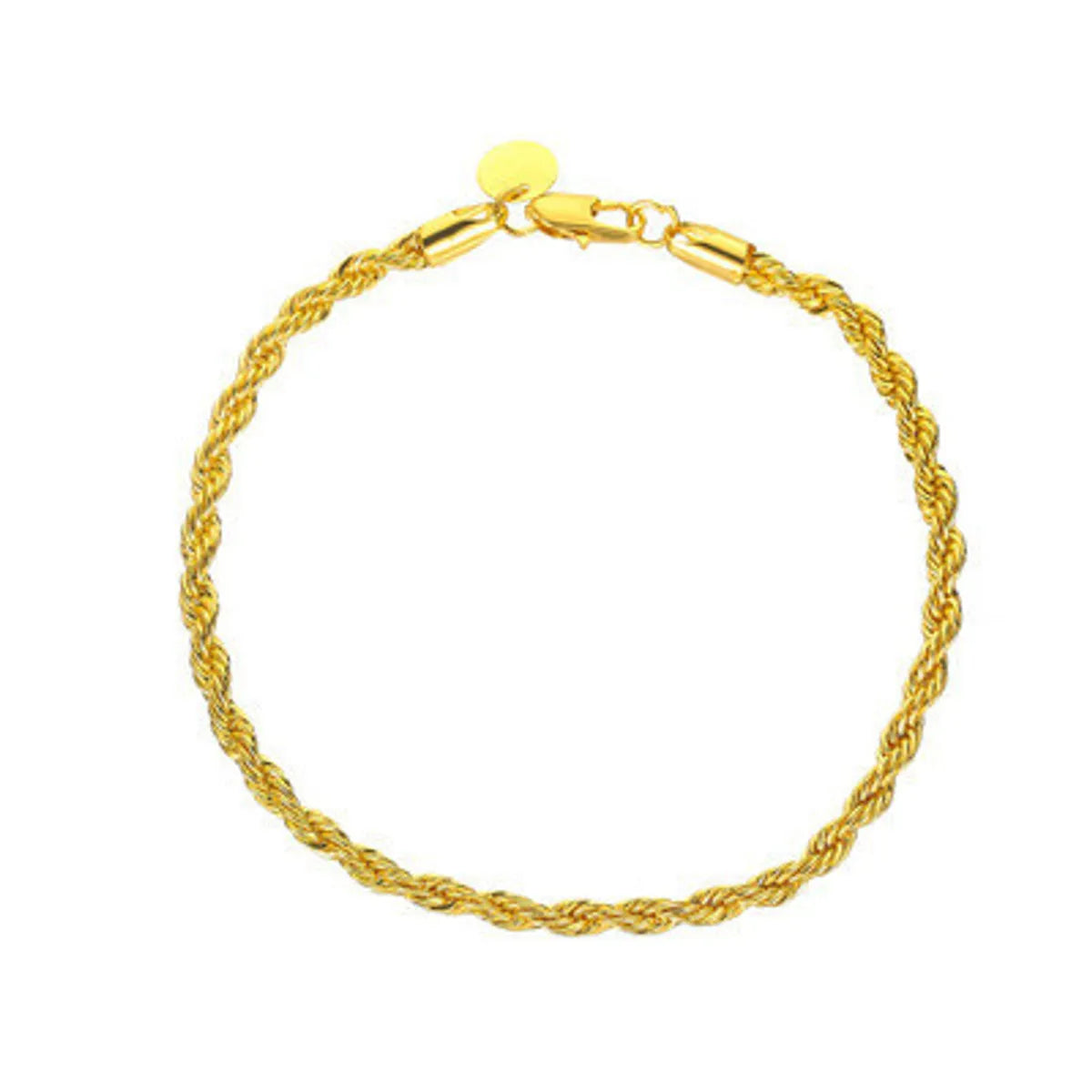 New Bracelet Best Selling Simple Woven Twist Bracelet Ladies Retro Metal Couple Bracelet Accessories Wholesale Gooddiy