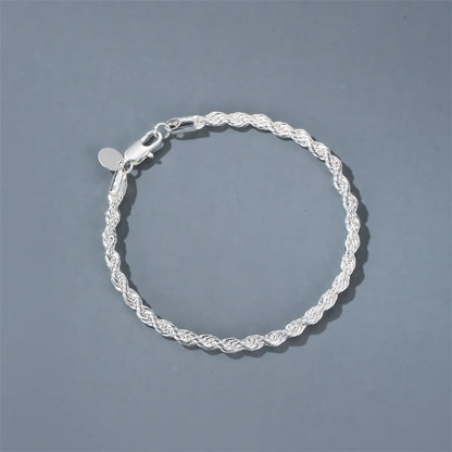 New Bracelet Best Selling Simple Woven Twist Bracelet Ladies Retro Metal Couple Bracelet Accessories Wholesale Gooddiy