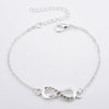 New Bracelet Fashion Digital 8 Bracelet Diamond 8 Word Bracelet For Women