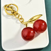 New Cherry Keychain Bag Pendant For Women Made Of Metal Ideal For Wholesale
