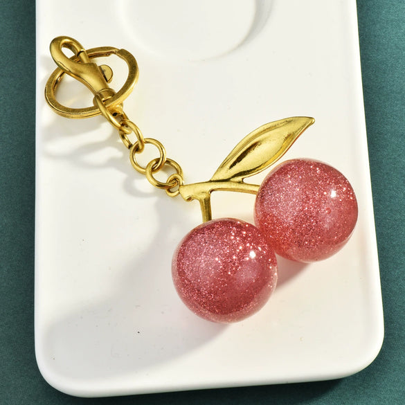 New Cherry Keychain Bag Pendant For Women Made Of Metal Ideal For Wholesale