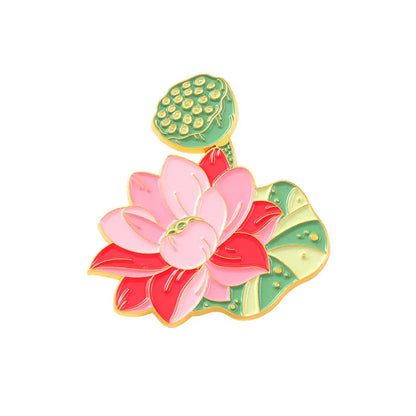 New Chinese Style Dragonfly Butterfly Bee Koi Lotus Delicate Pin Wholesale