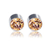 New Color Diamond Titanium Steel Magnetic Stud Earrings