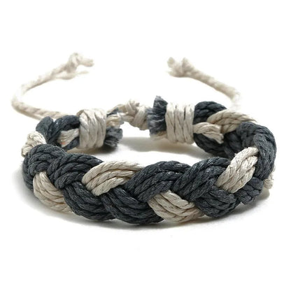 New Colorful Hemp Rope Couple Bracelet Ethnic Style Hand-Woven Bracelet Simple Jewelry