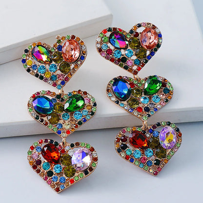 New Creative Heart-Shaped Earrings Trend Earrings