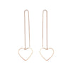 New Creative Korean Tassel Geometric Long Triangle Earrings